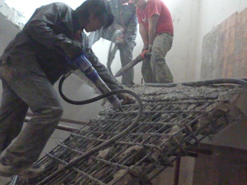 室內拆除鋼筋回收